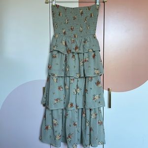 Tiered maxi dress